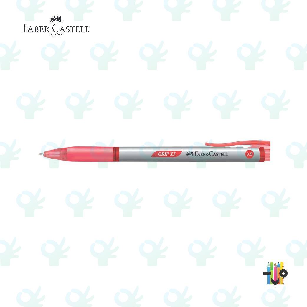 Ofiskita Faber Castell Grip X5 Ball Pen 0.5MM (40/1920)